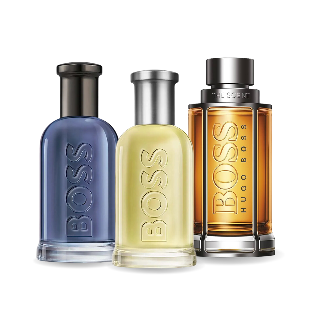 Combo de 3 perfumes BOSS THE SCENT, BOSS BOTTLED y BOTTLED INFINITE 100ml